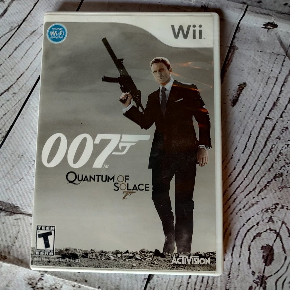 James Bond 007 Quantum Of Solace Nintendo Wii Video Game